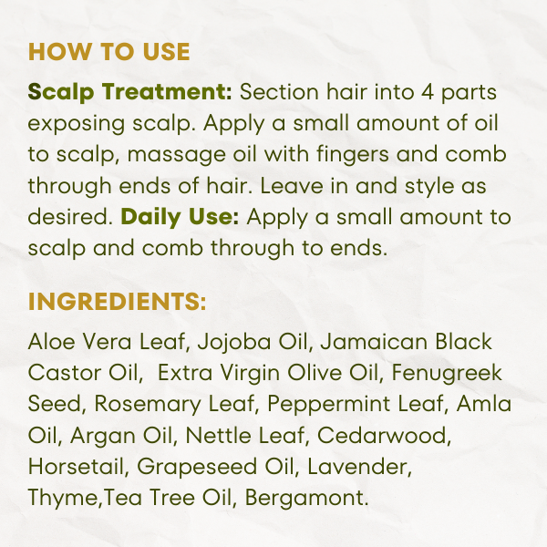 Aloe & Rosemary Scalp Health Oil